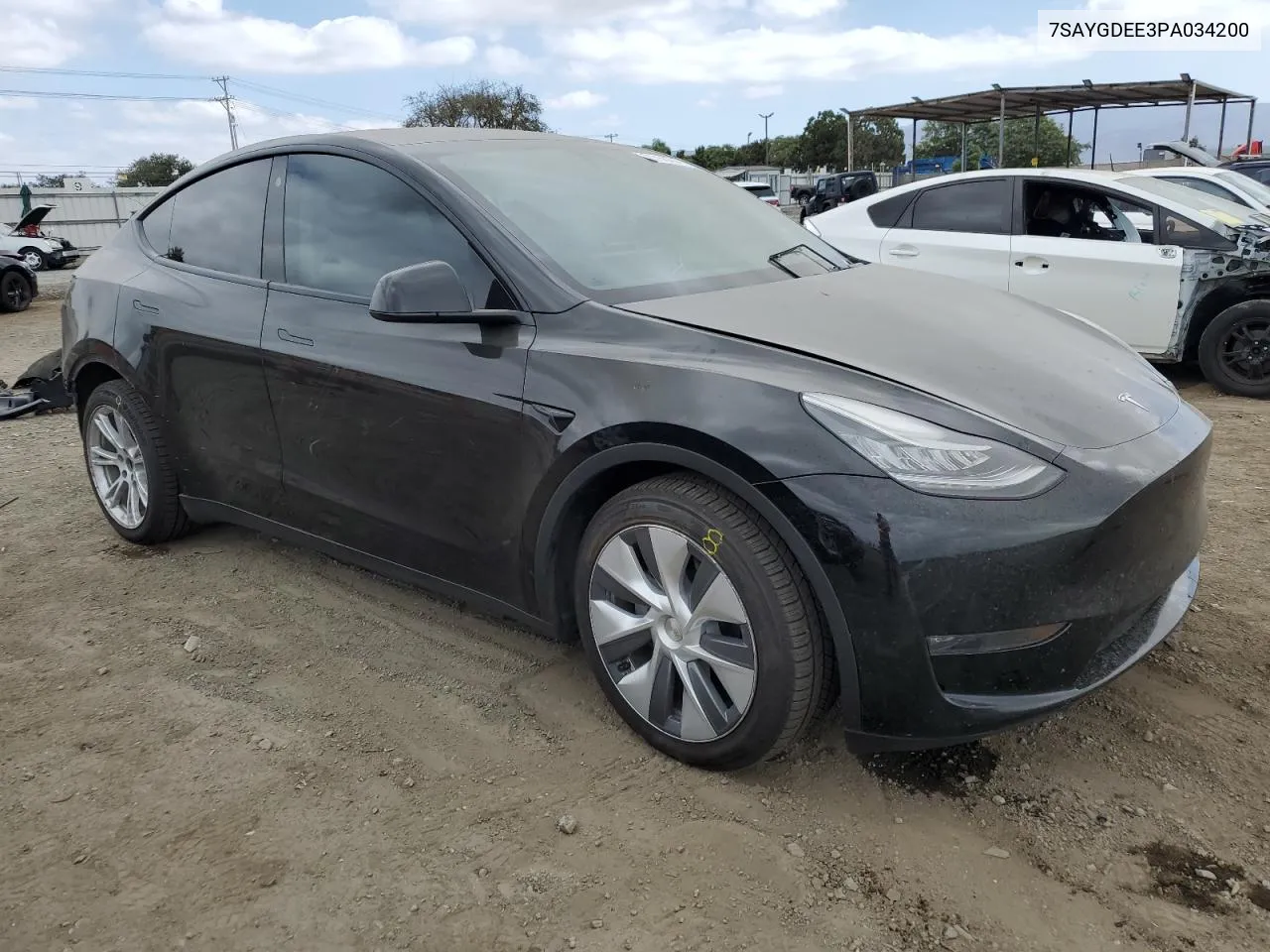 2023 Tesla Model Y VIN: 7SAYGDEE3PA034200 Lot: 71758784