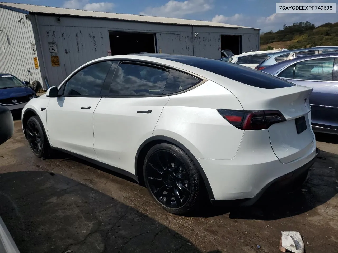 2023 Tesla Model Y VIN: 7SAYGDEEXPF749638 Lot: 71999394