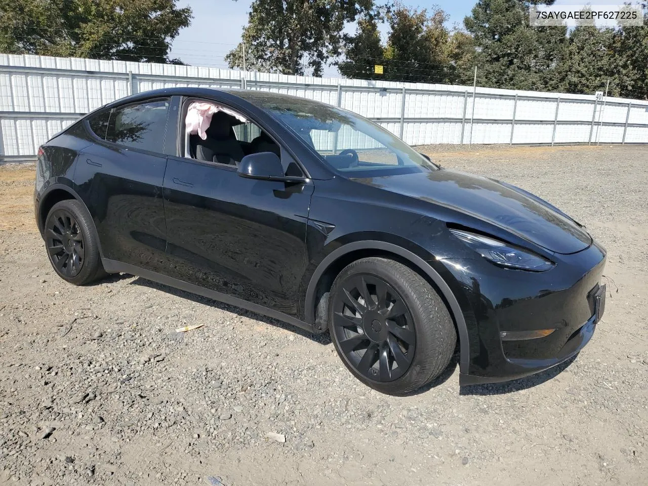 2023 Tesla Model Y VIN: 7SAYGAEE2PF627225 Lot: 72042444