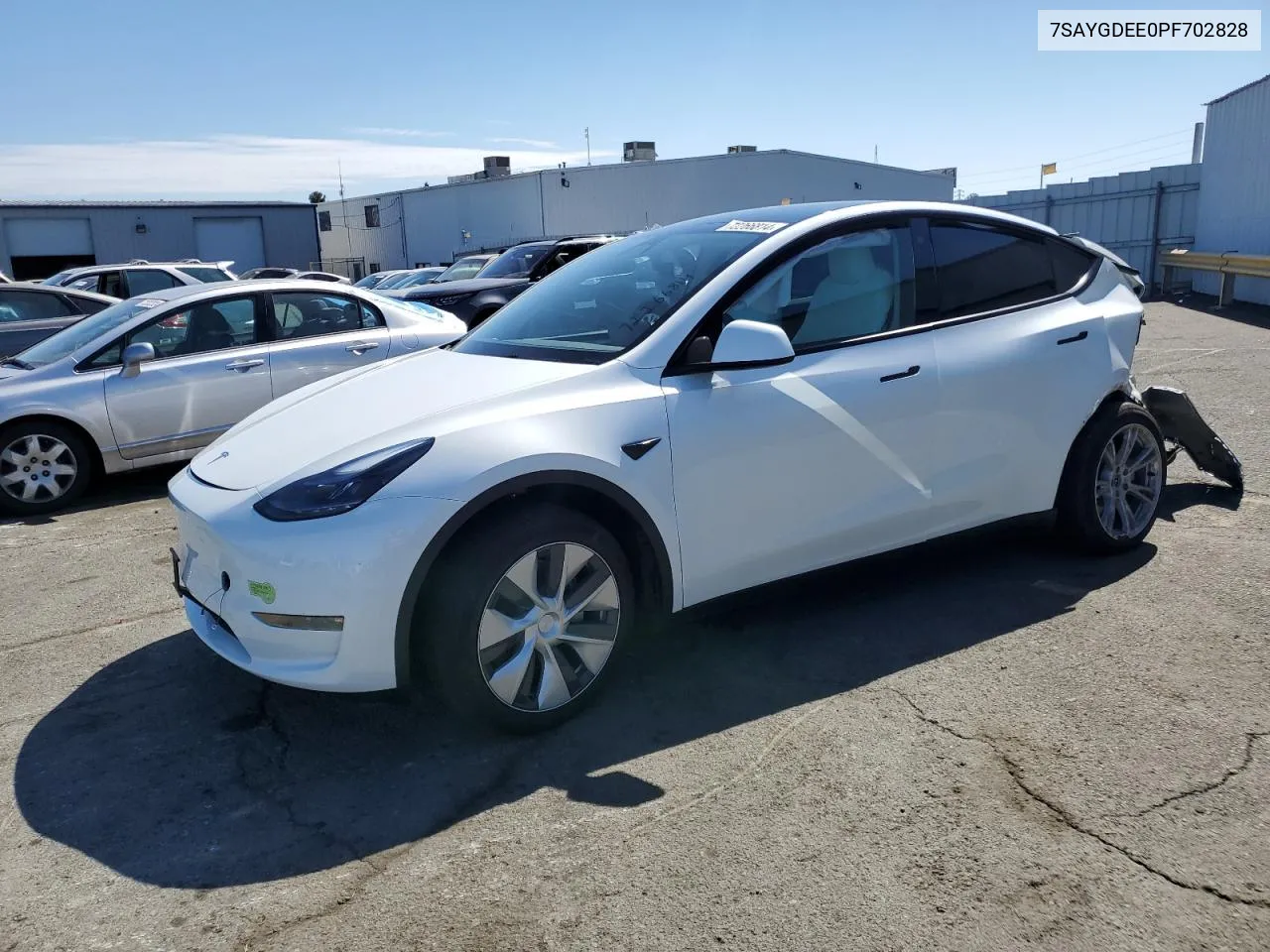 2023 Tesla Model Y VIN: 7SAYGDEE0PF702828 Lot: 72266814