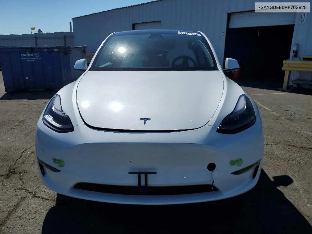 7SAYGDEE0PF702828 2023 Tesla Model Y