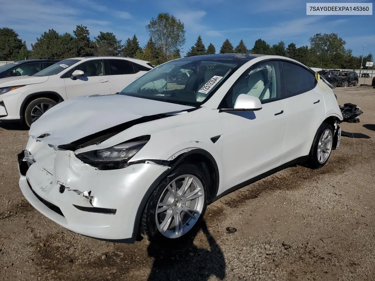 2023 Tesla Model Y VIN: 7SAYGDEEXPA145360 Lot: 72512354