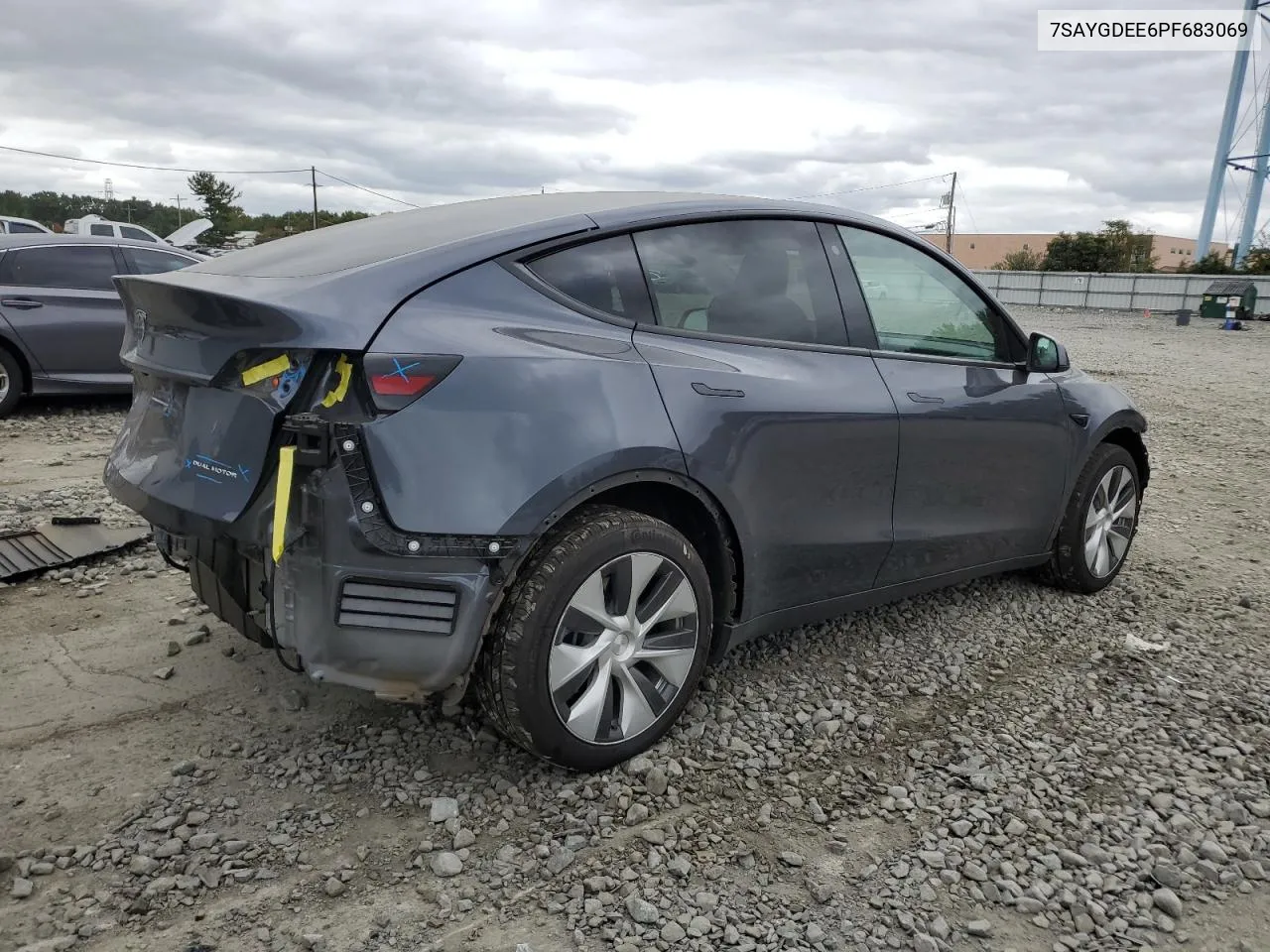 2023 Tesla Model Y VIN: 7SAYGDEE6PF683069 Lot: 72709084