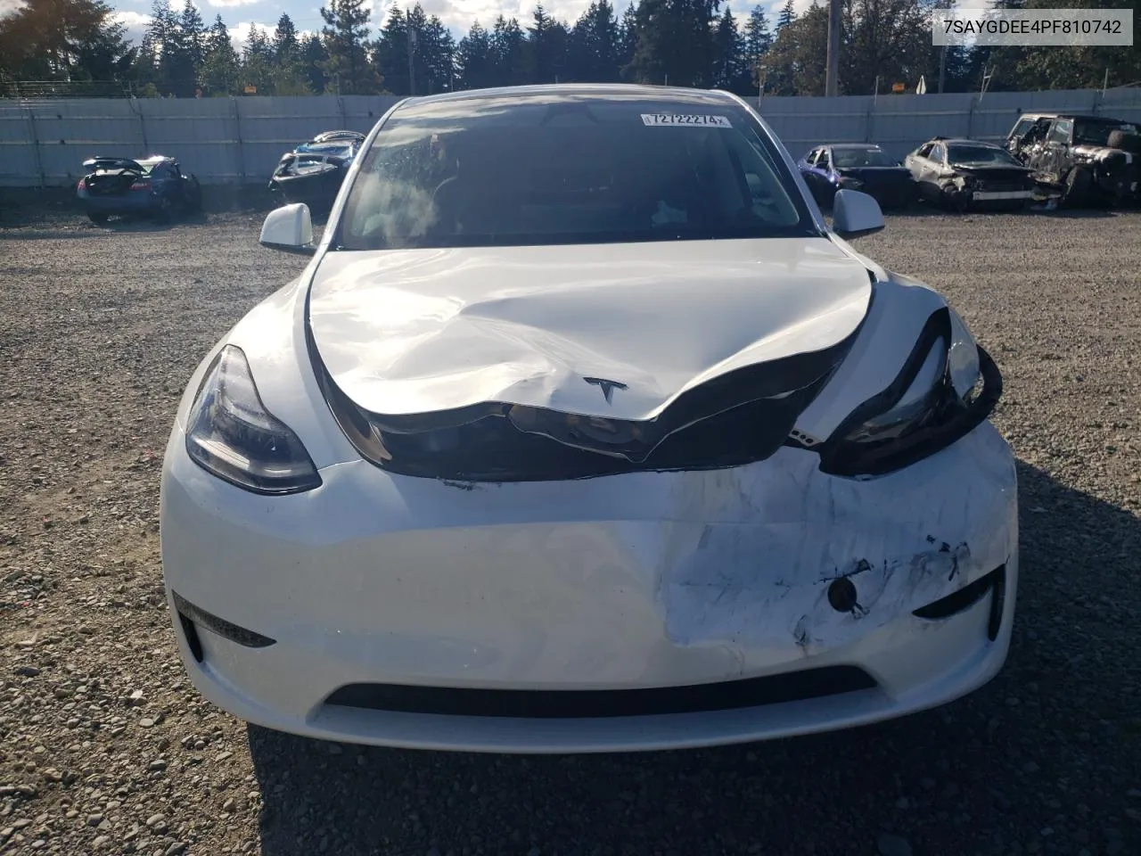 7SAYGDEE4PF810742 2023 Tesla Model Y