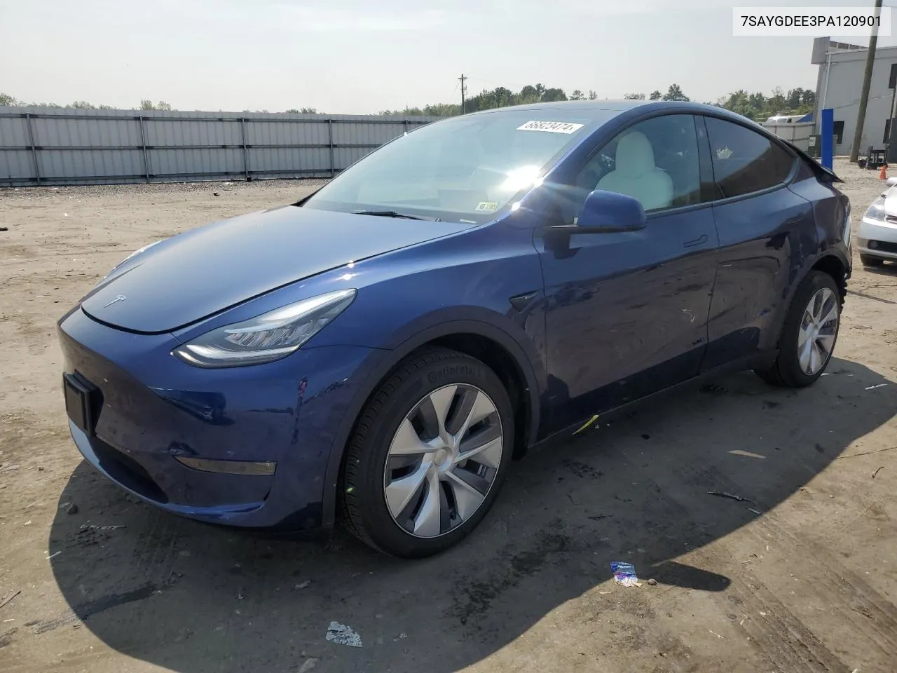 2023 Tesla Model Y VIN: 7SAYGDEE3PA120901 Lot: 73037964