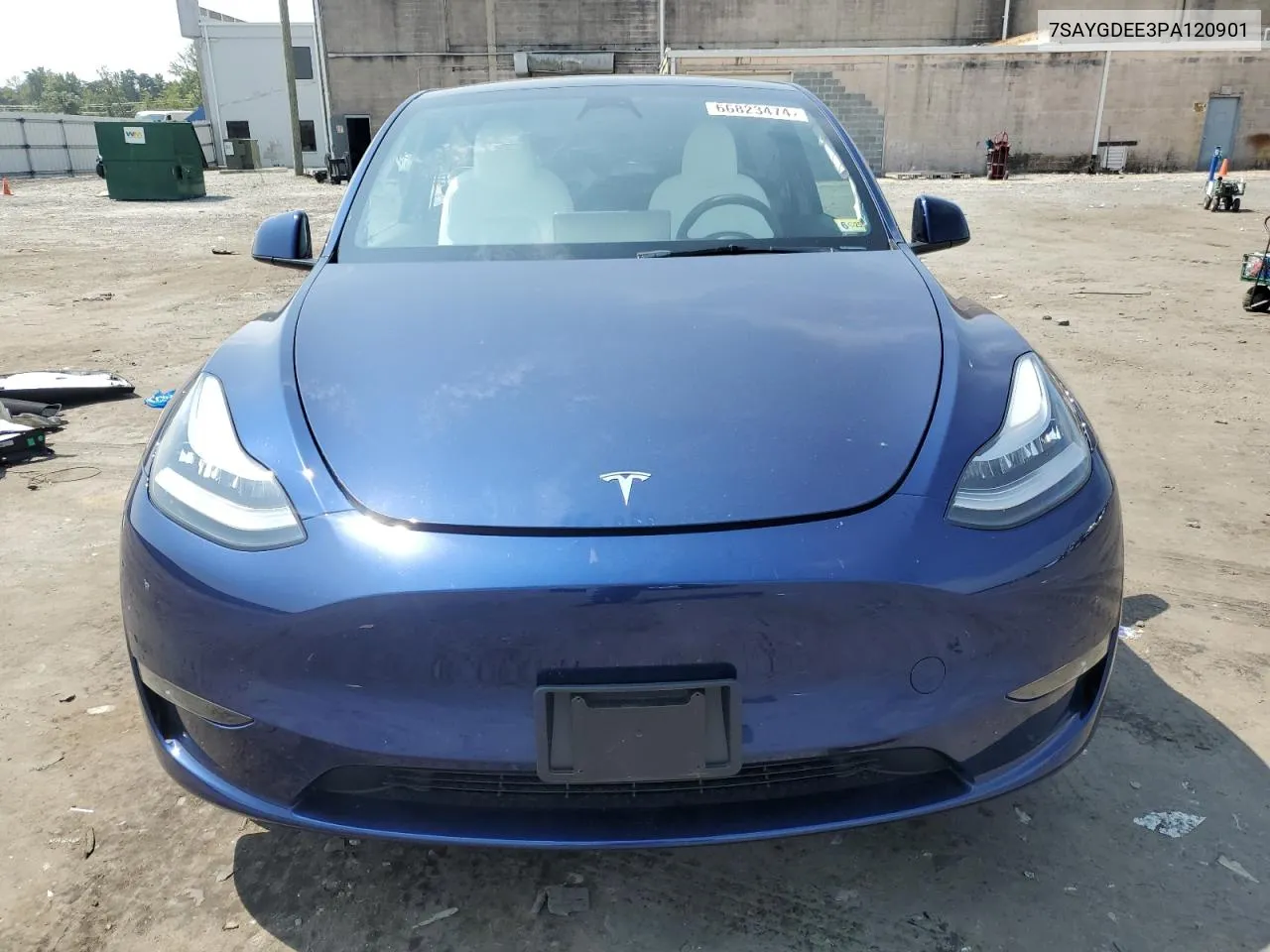 2023 Tesla Model Y VIN: 7SAYGDEE3PA120901 Lot: 73037964