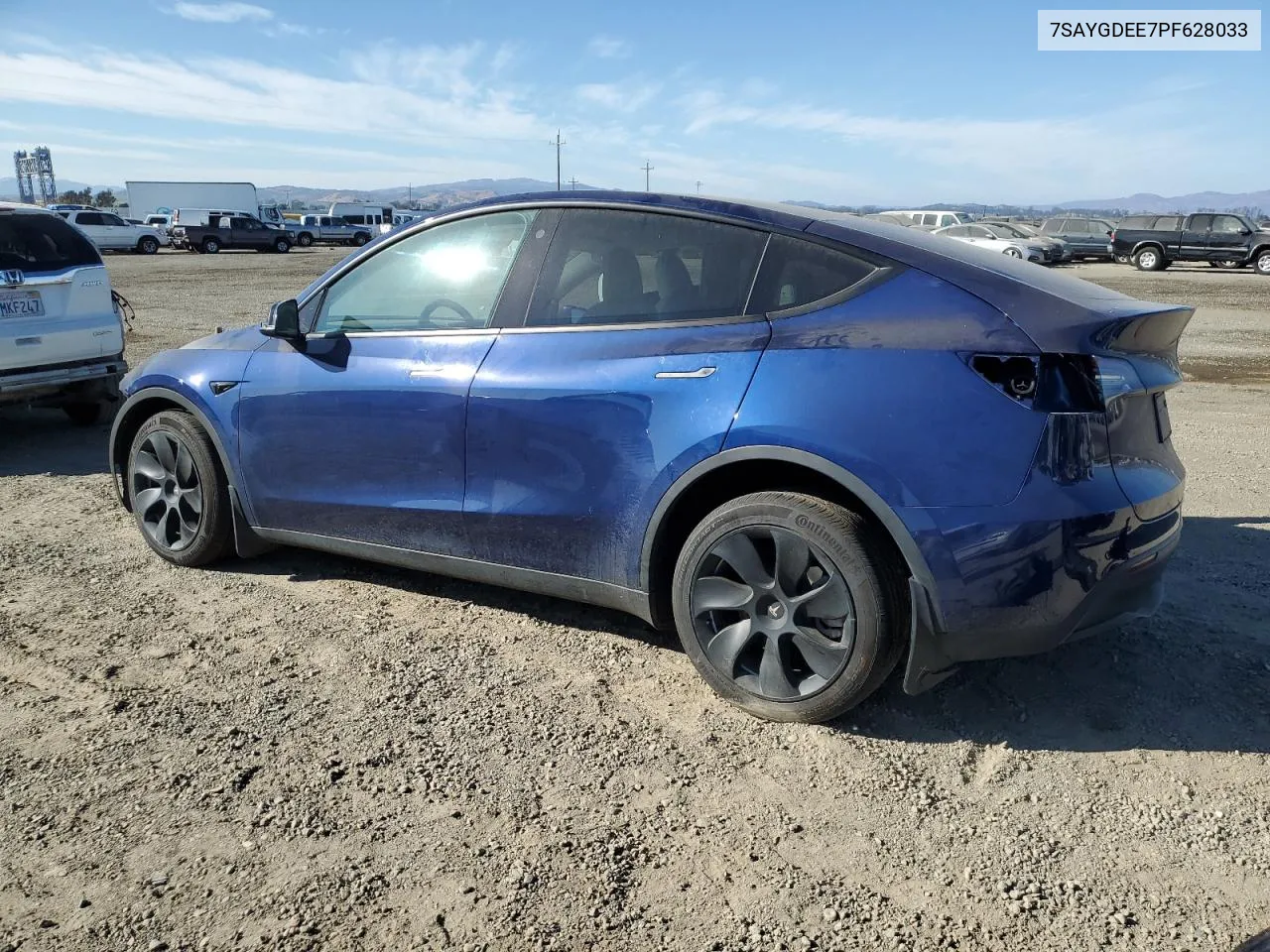 2023 Tesla Model Y VIN: 7SAYGDEE7PF628033 Lot: 73244814