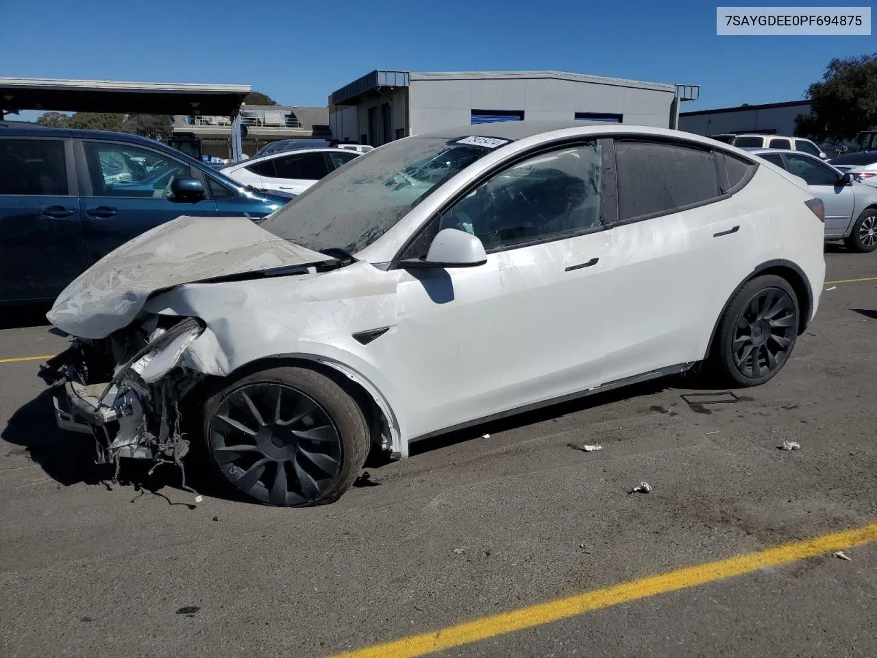 2023 Tesla Model Y VIN: 7SAYGDEE0PF694875 Lot: 73415414