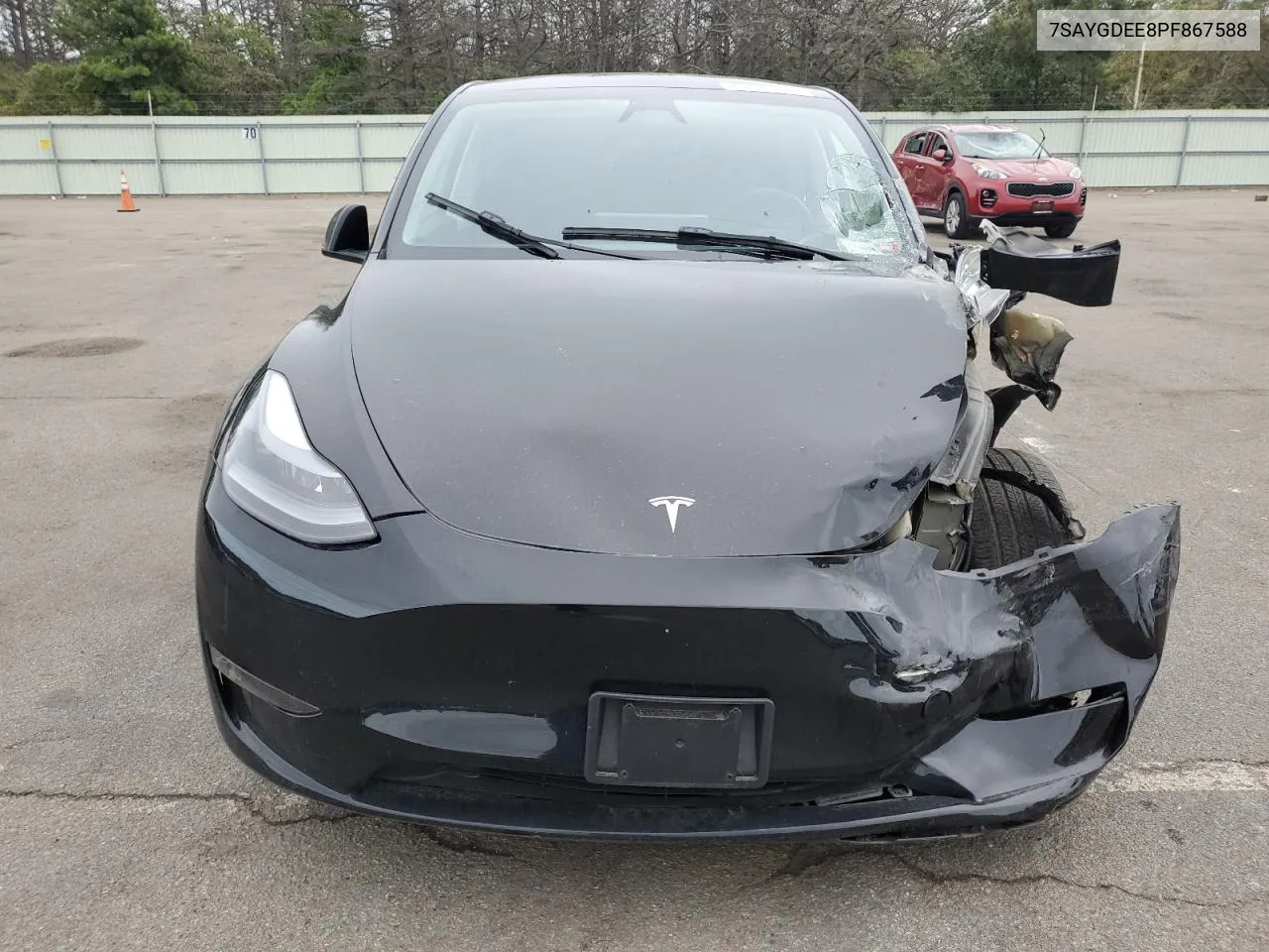 2023 Tesla Model Y VIN: 7SAYGDEE8PF867588 Lot: 73421954