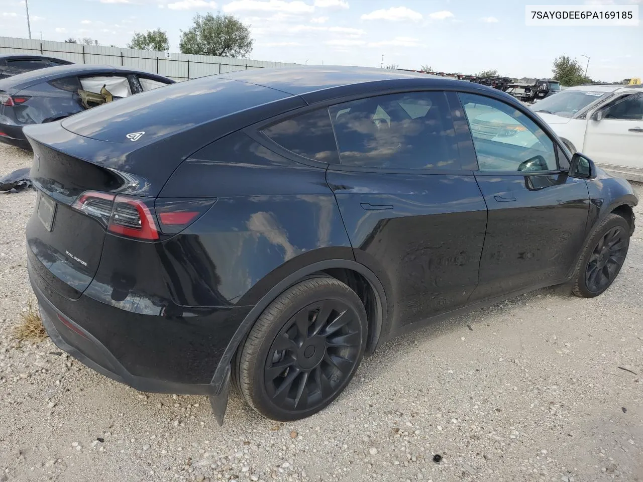 2023 Tesla Model Y VIN: 7SAYGDEE6PA169185 Lot: 73802294