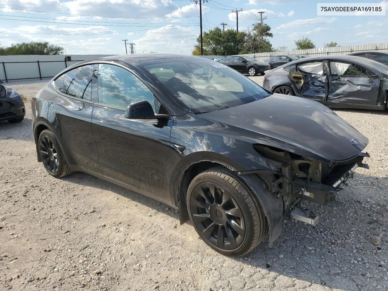 2023 Tesla Model Y VIN: 7SAYGDEE6PA169185 Lot: 73802294