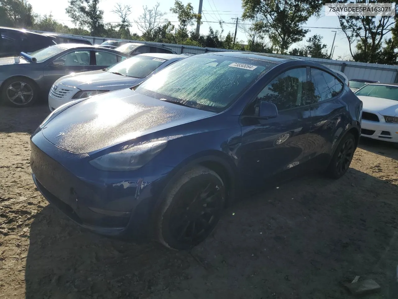 2023 Tesla Model Y VIN: 7SAYGDEE5PA163071 Lot: 73850094