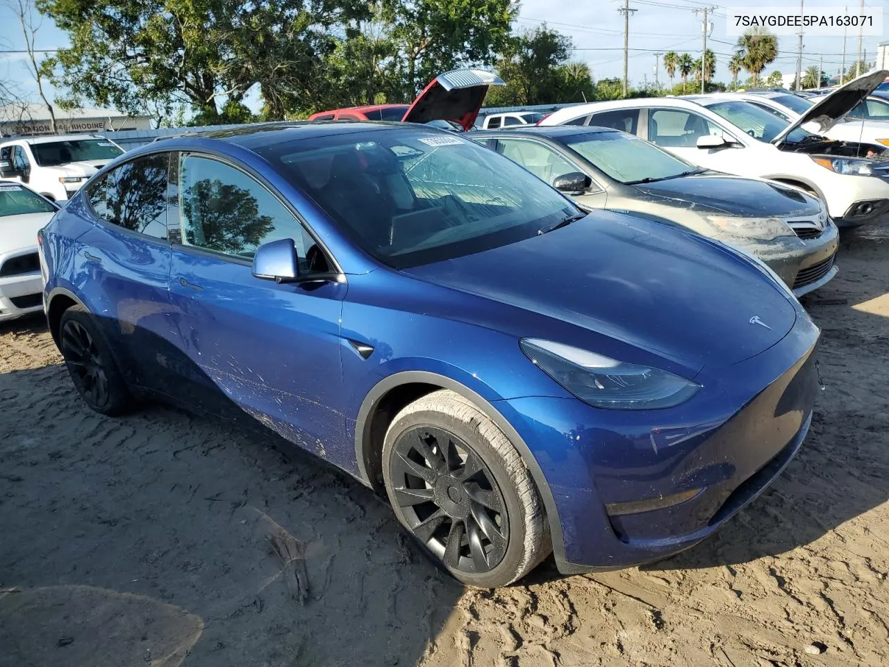 2023 Tesla Model Y VIN: 7SAYGDEE5PA163071 Lot: 73850094