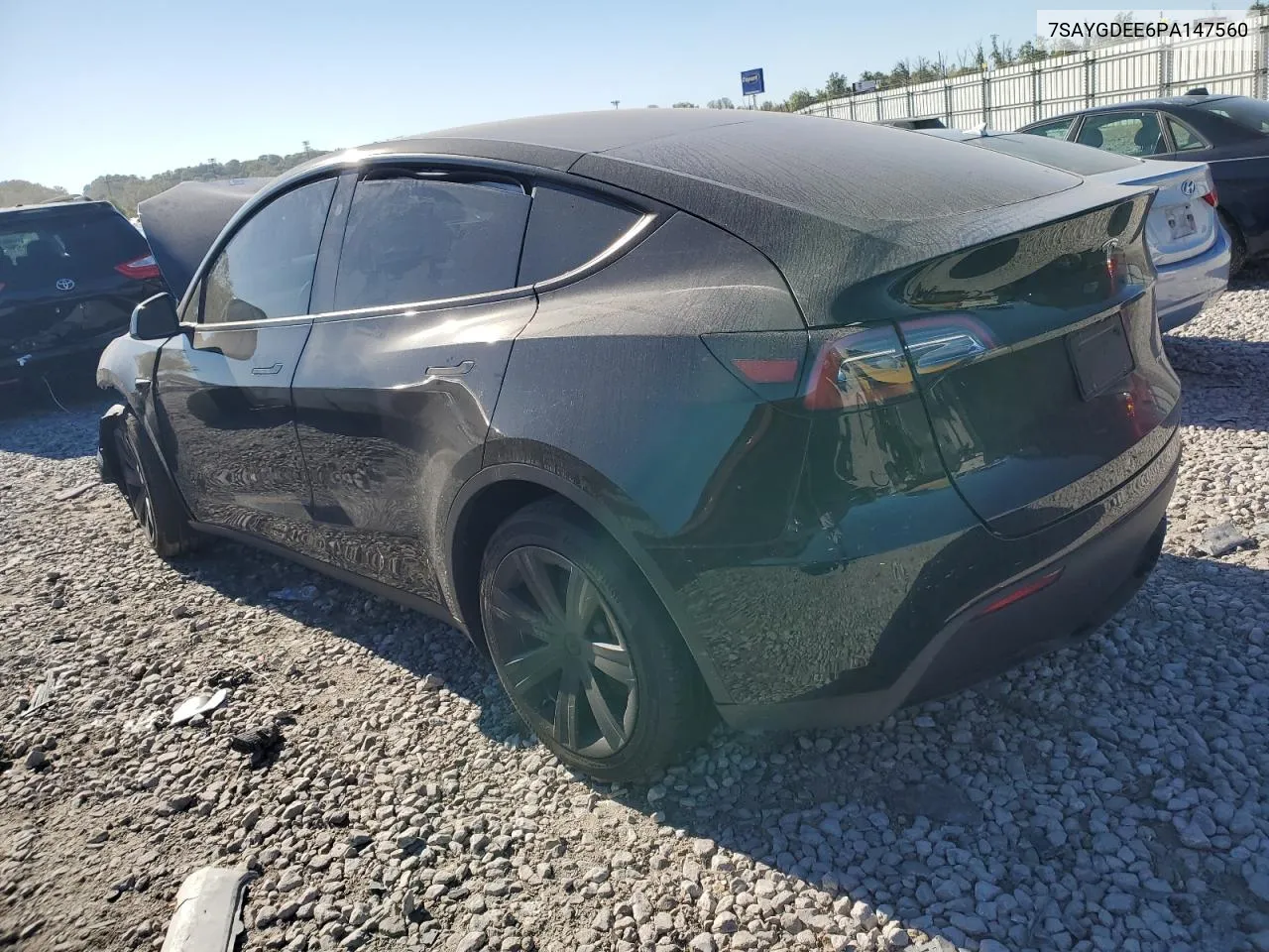 2023 Tesla Model Y VIN: 7SAYGDEE6PA147560 Lot: 73993794