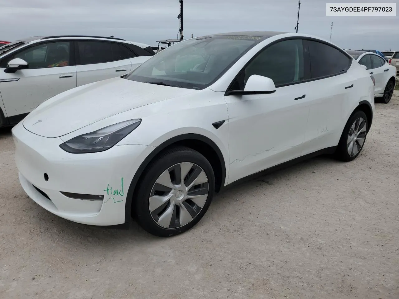 2023 Tesla Model Y VIN: 7SAYGDEE4PF797023 Lot: 75200184