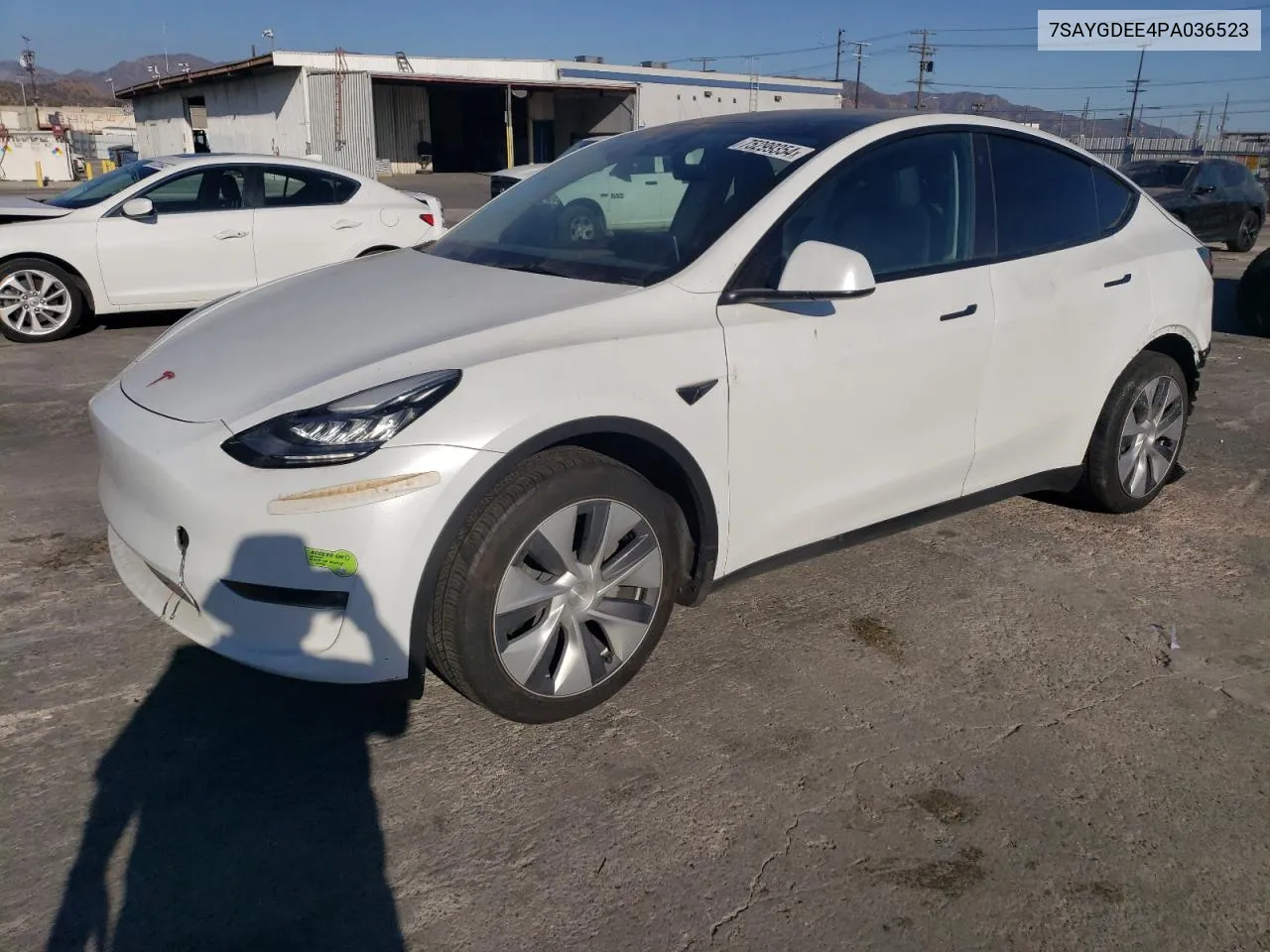 2023 Tesla Model Y VIN: 7SAYGDEE4PA036523 Lot: 75299354