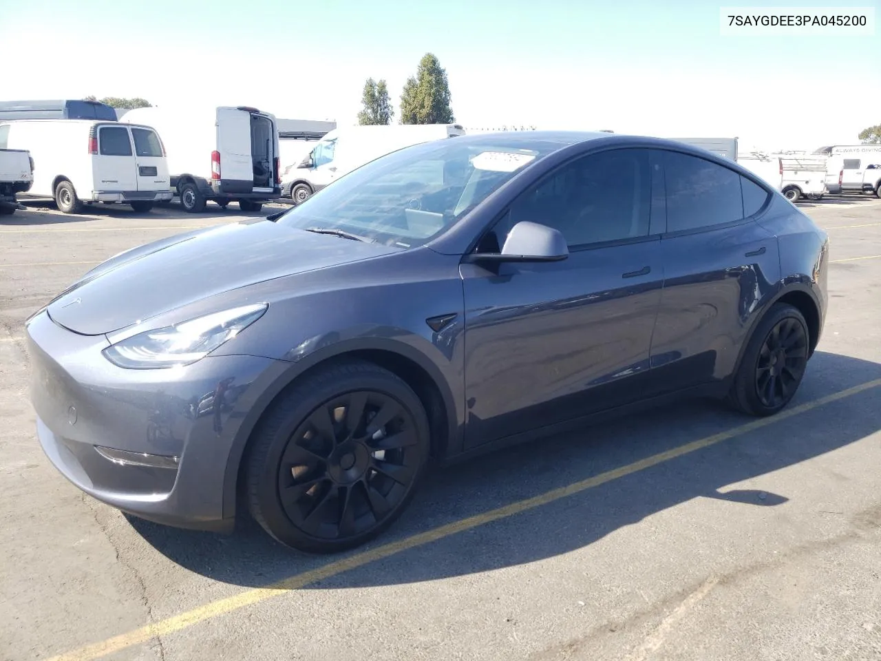 2023 Tesla Model Y VIN: 7SAYGDEE3PA045200 Lot: 75307564