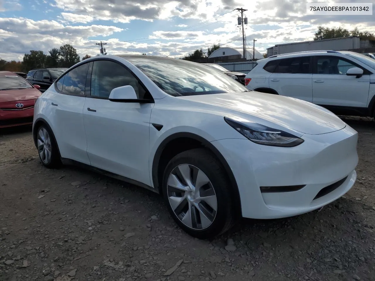 2023 Tesla Model Y VIN: 7SAYGDEE8PA101342 Lot: 75691184