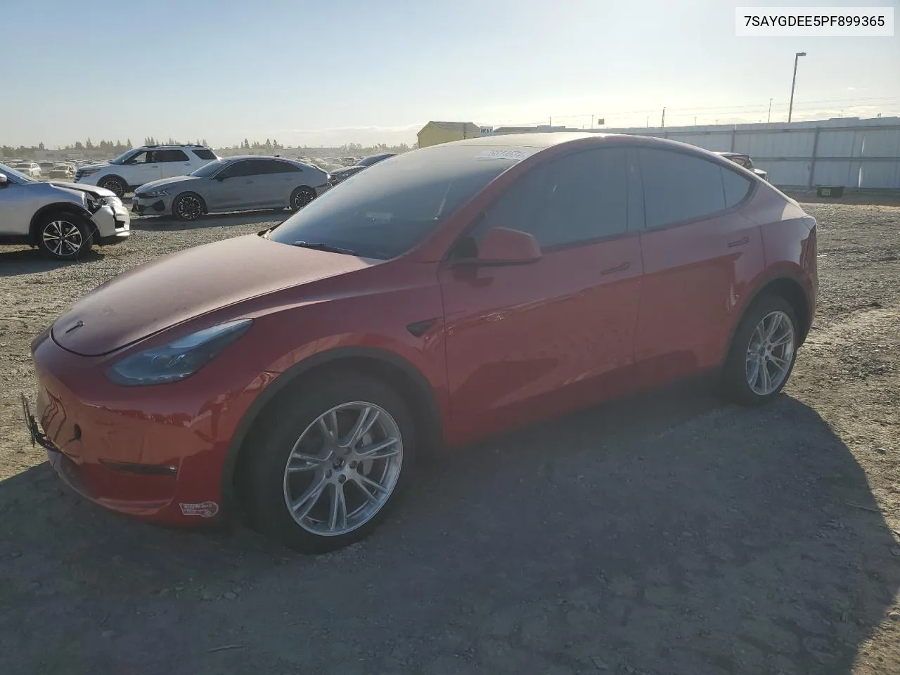 2023 Tesla Model Y VIN: 7SAYGDEE5PF899365 Lot: 76614674