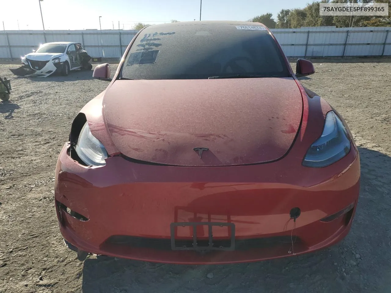 2023 Tesla Model Y VIN: 7SAYGDEE5PF899365 Lot: 76614674