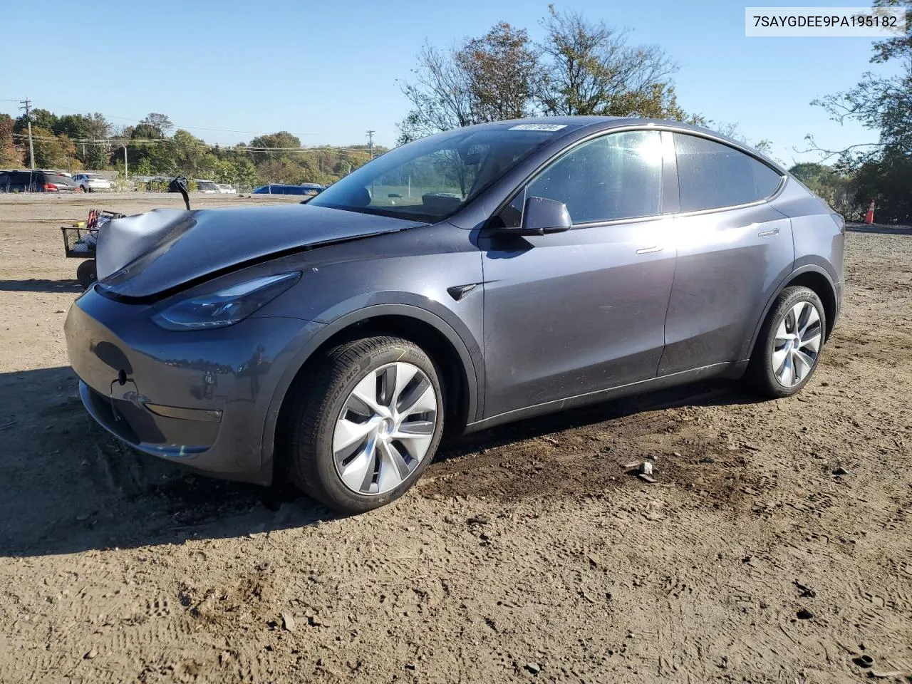 2023 Tesla Model Y VIN: 7SAYGDEE9PA195182 Lot: 77071004