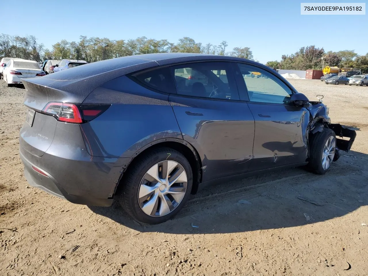 2023 Tesla Model Y VIN: 7SAYGDEE9PA195182 Lot: 77071004