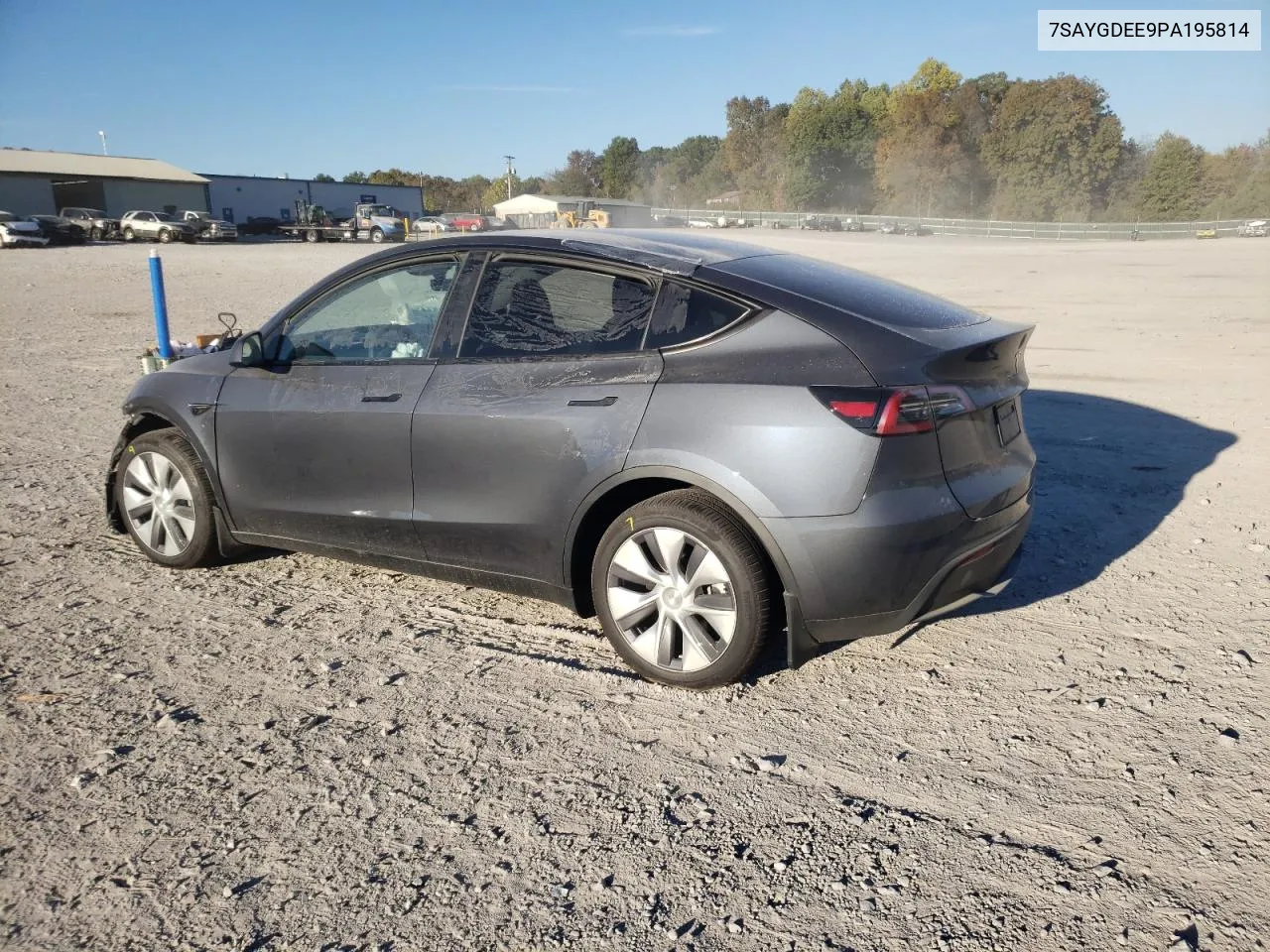 2023 Tesla Model Y VIN: 7SAYGDEE9PA195814 Lot: 77150764