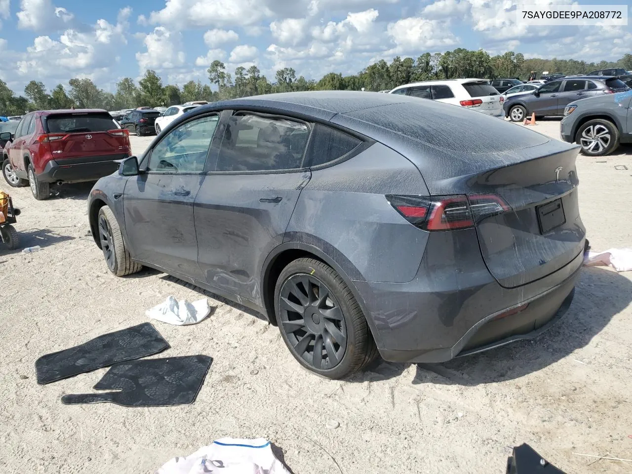 2023 Tesla Model Y VIN: 7SAYGDEE9PA208772 Lot: 77498944