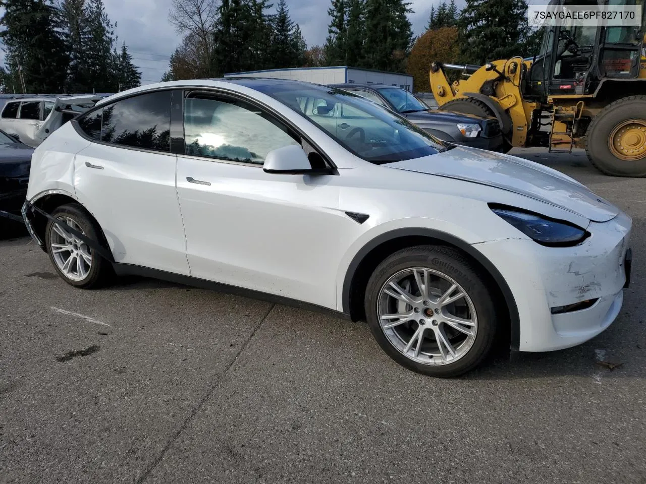 2023 Tesla Model Y VIN: 7SAYGAEE6PF827170 Lot: 77983334