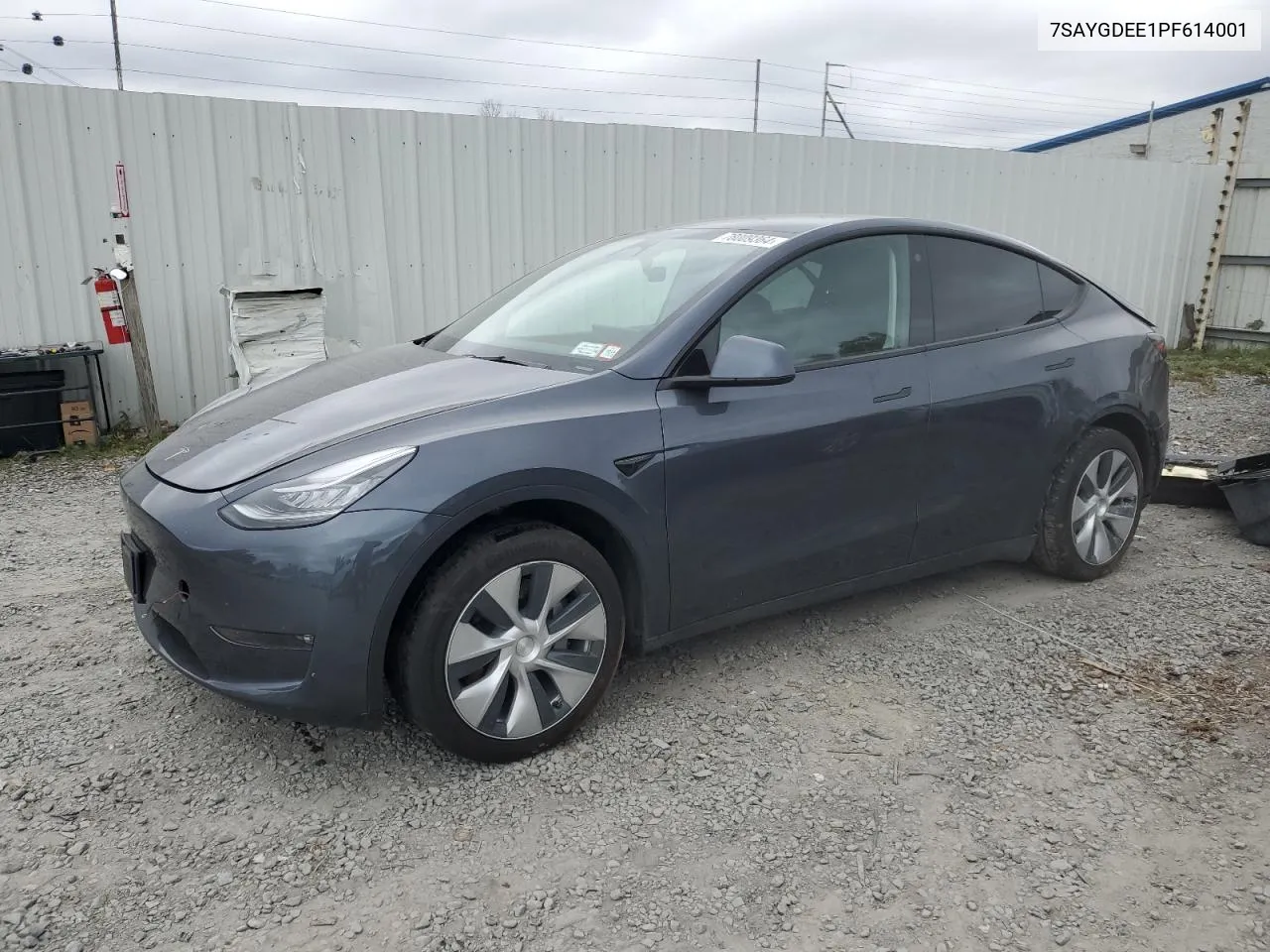 2023 Tesla Model Y VIN: 7SAYGDEE1PF614001 Lot: 78009364