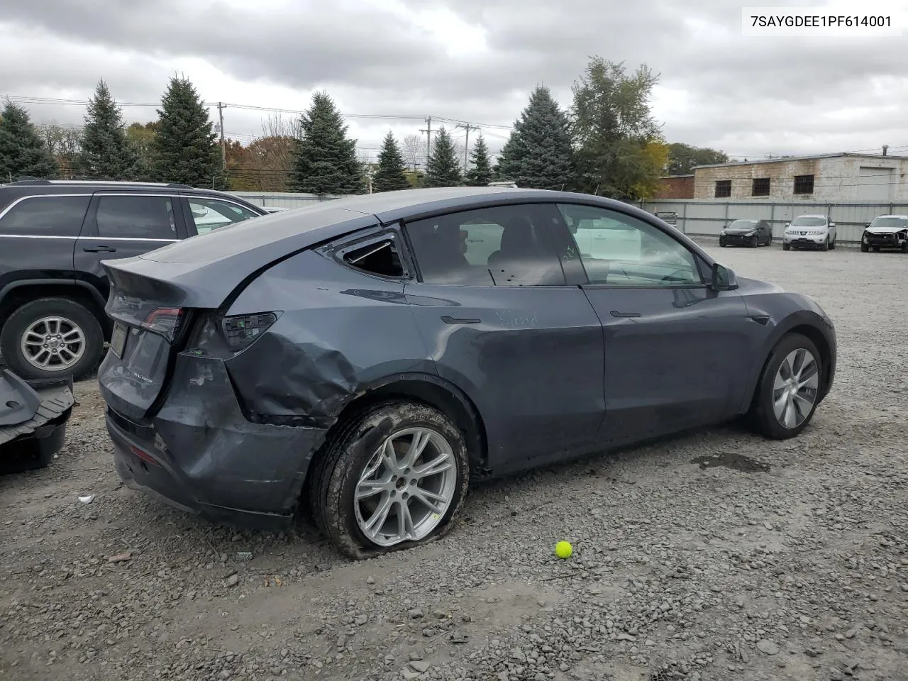 2023 Tesla Model Y VIN: 7SAYGDEE1PF614001 Lot: 78009364