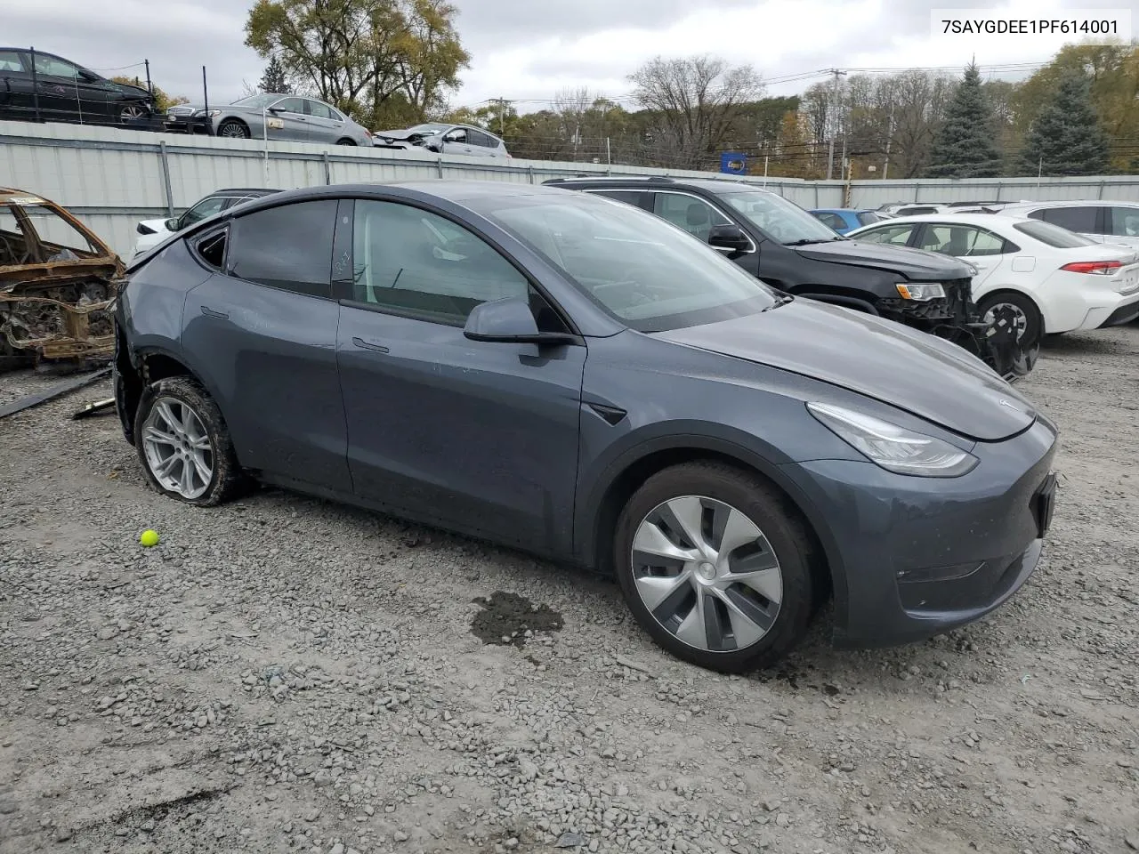 2023 Tesla Model Y VIN: 7SAYGDEE1PF614001 Lot: 78009364