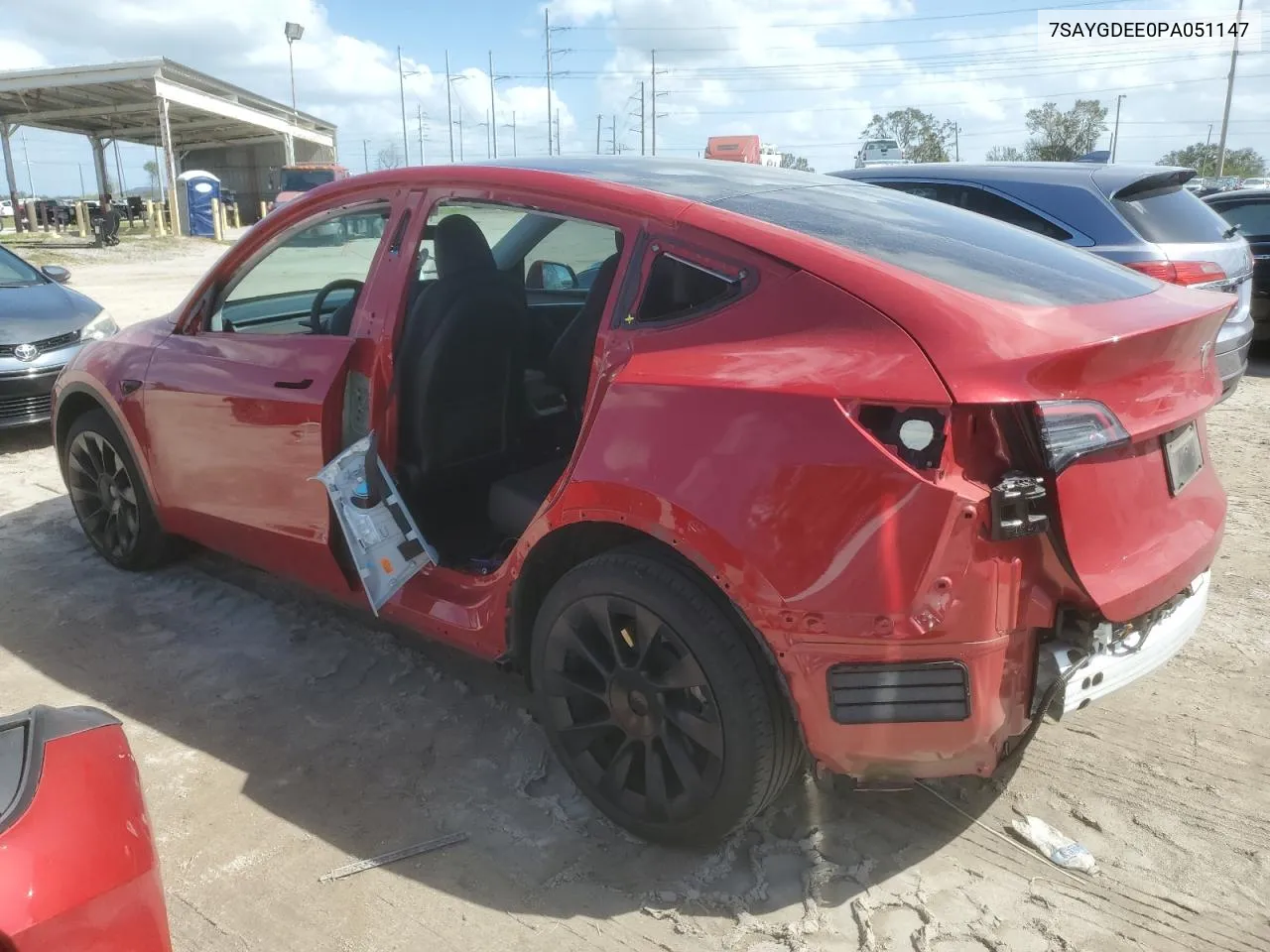 2023 Tesla Model Y VIN: 7SAYGDEE0PA051147 Lot: 78479124