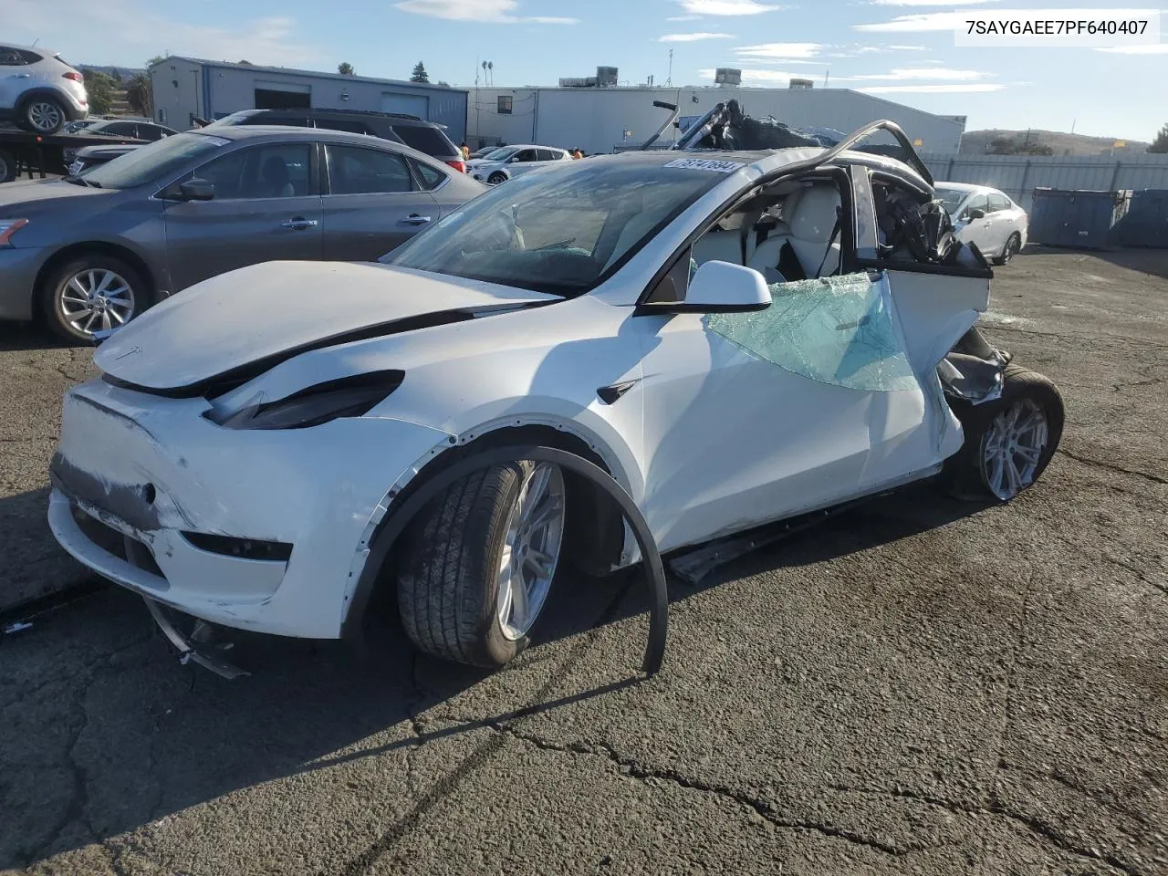 2023 Tesla Model Y VIN: 7SAYGAEE7PF640407 Lot: 78747694