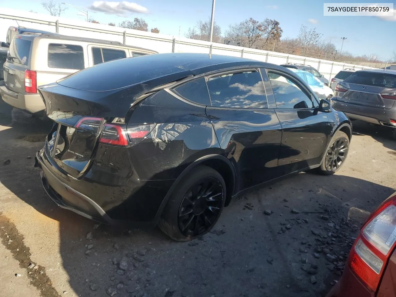 2023 Tesla Model Y VIN: 7SAYGDEE1PF850759 Lot: 80186984