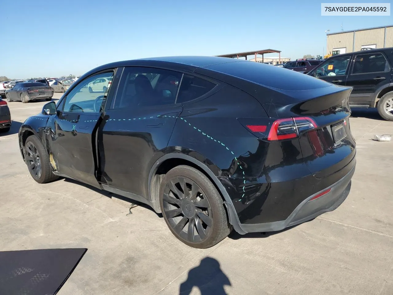 2023 Tesla Model Y VIN: 7SAYGDEE2PA045592 Lot: 80536054