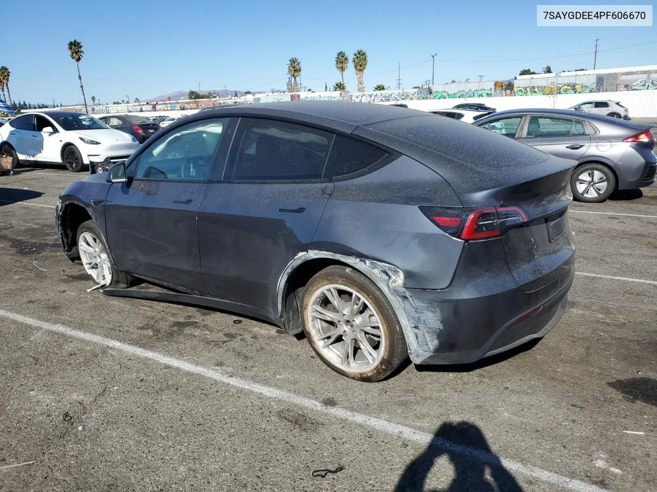 2023 Tesla Model Y VIN: 7SAYGDEE4PF606670 Lot: 80582724