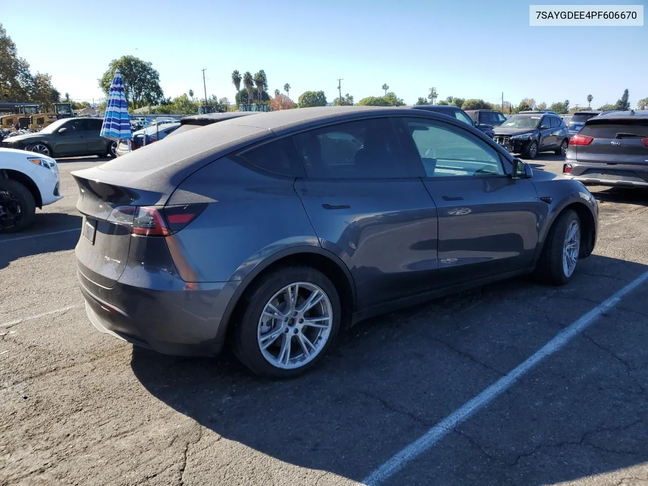 2023 Tesla Model Y VIN: 7SAYGDEE4PF606670 Lot: 80582724