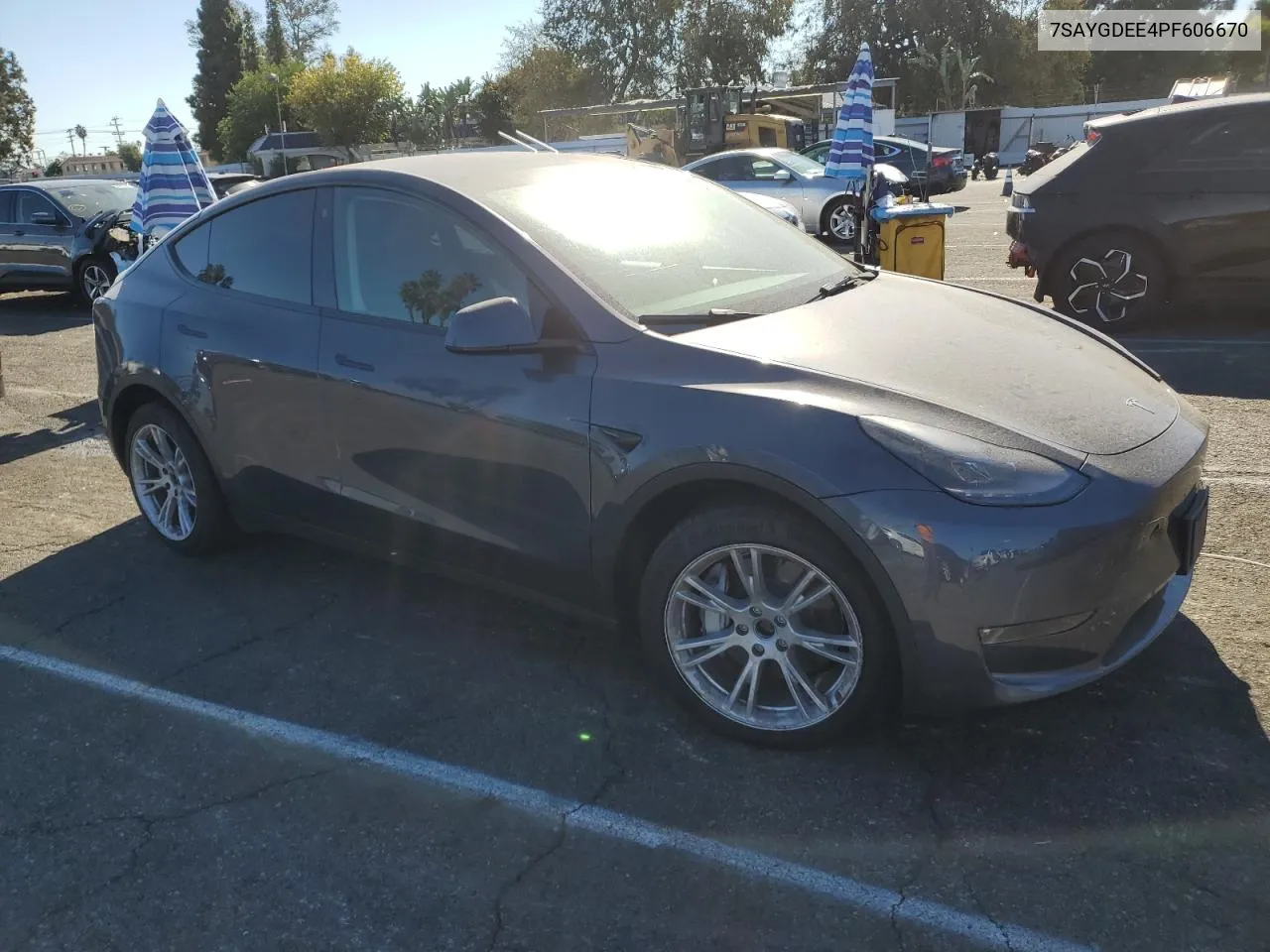 2023 Tesla Model Y VIN: 7SAYGDEE4PF606670 Lot: 80582724