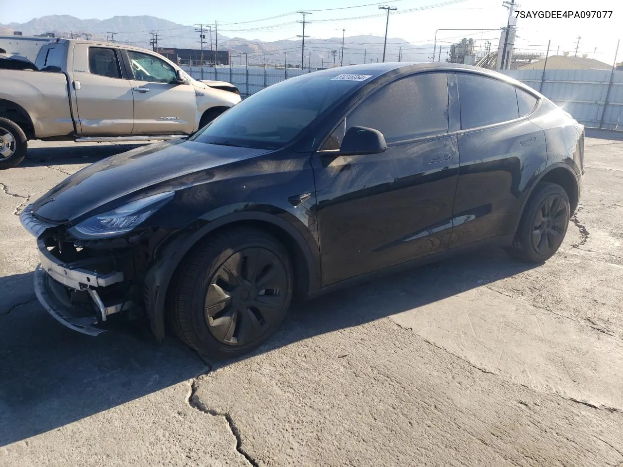 2023 Tesla Model Y VIN: 7SAYGDEE4PA097077 Lot: 81218764