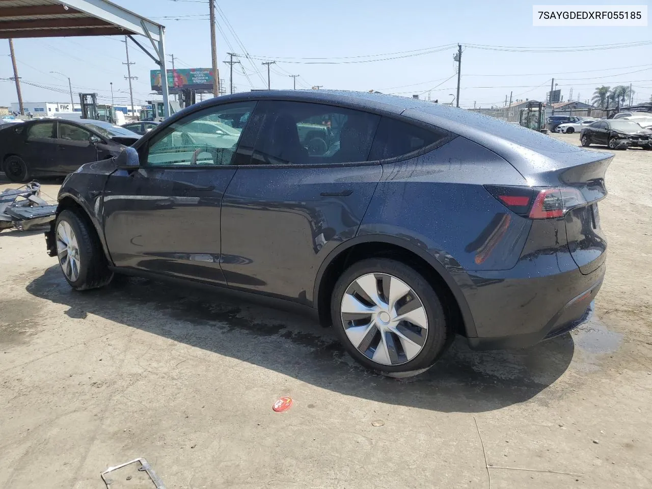 2024 Tesla Model Y VIN: 7SAYGDEDXRF055185 Lot: 55968714