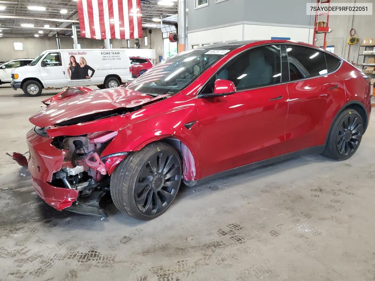 7SAYGDEF9RF022051 2024 Tesla Model Y