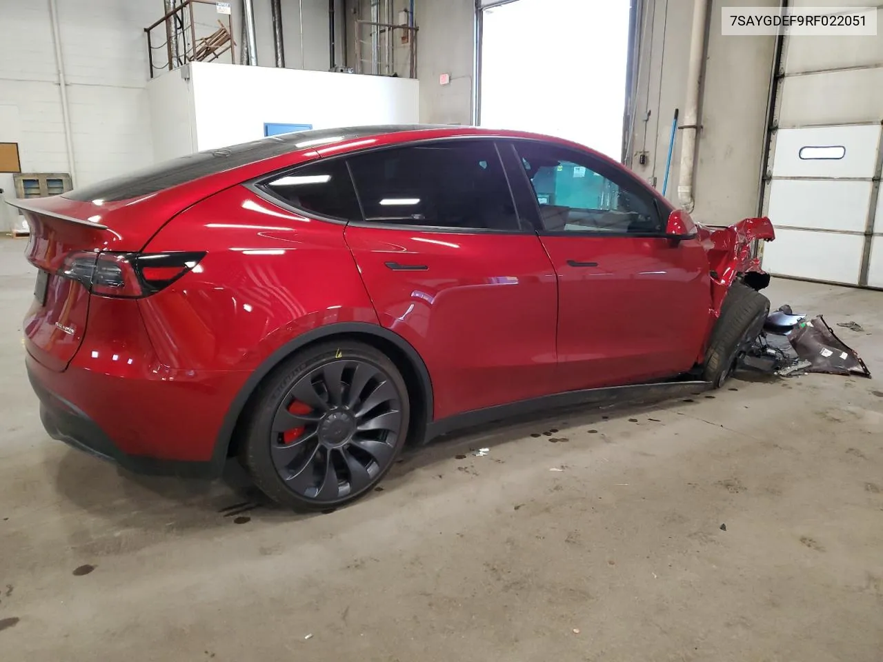 2024 Tesla Model Y VIN: 7SAYGDEF9RF022051 Lot: 56929774