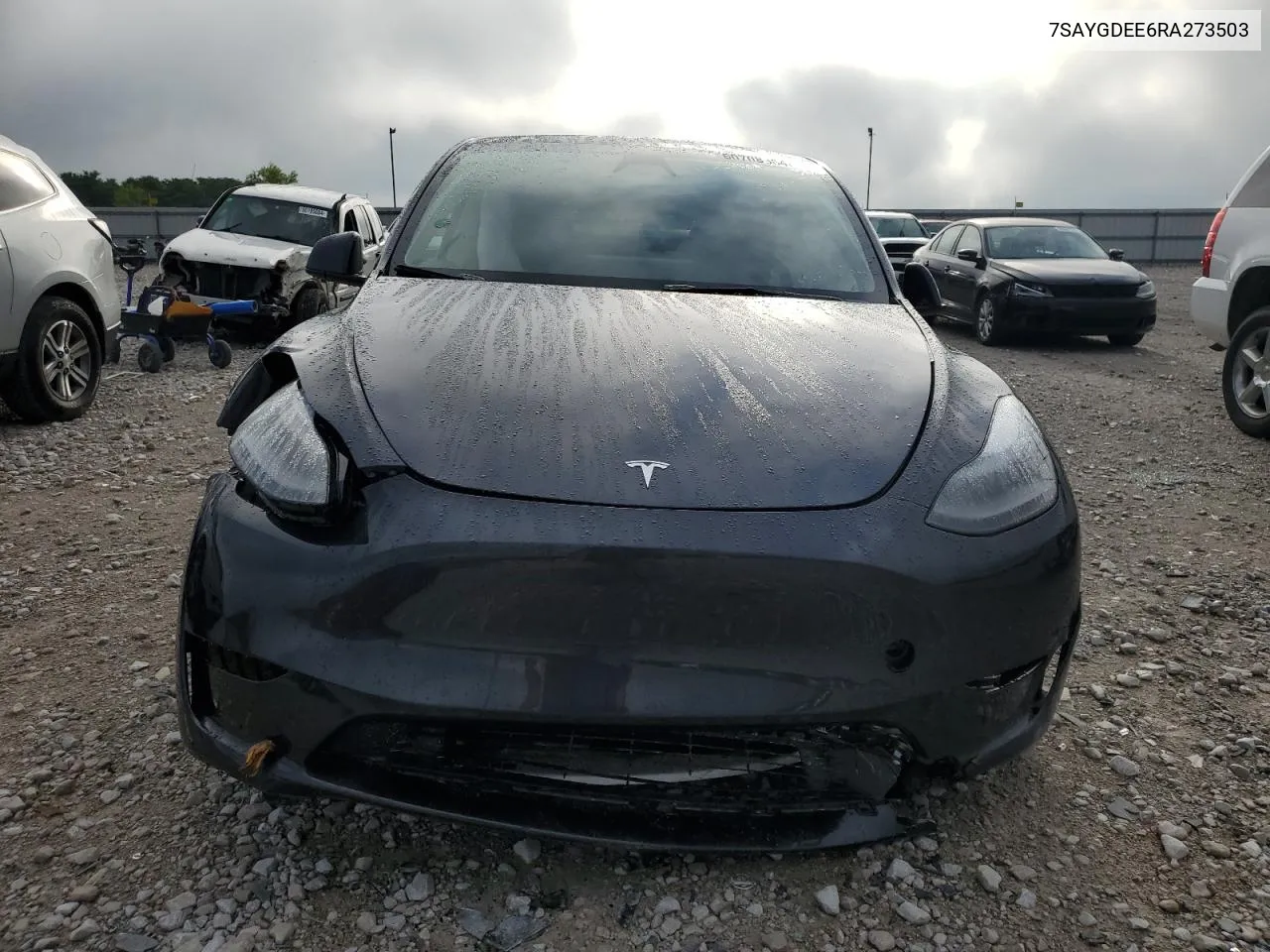 2024 Tesla Model Y VIN: 7SAYGDEE6RA273503 Lot: 60708664