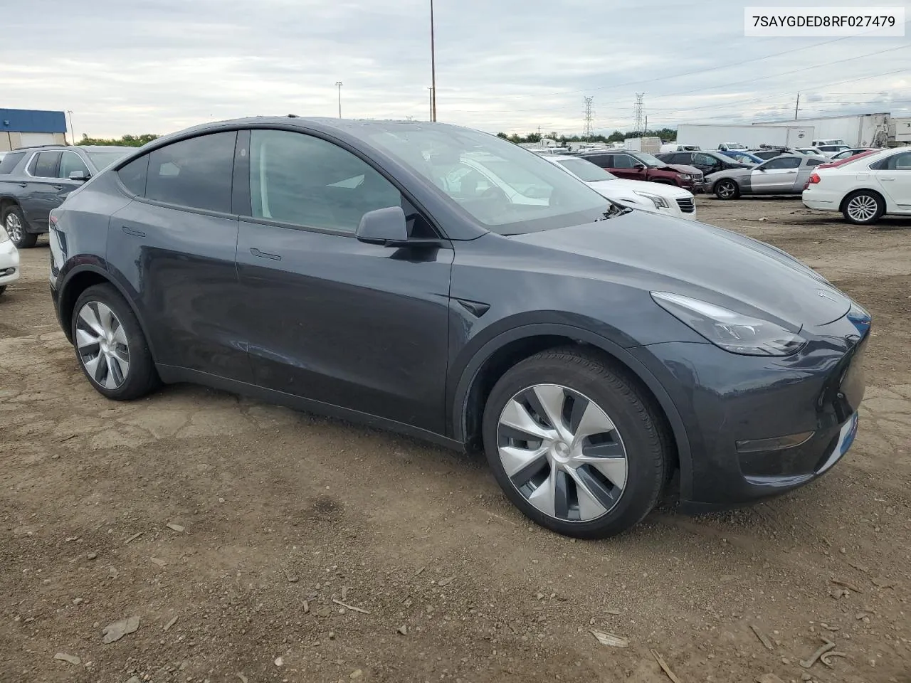 2024 Tesla Model Y VIN: 7SAYGDED8RF027479 Lot: 61059214