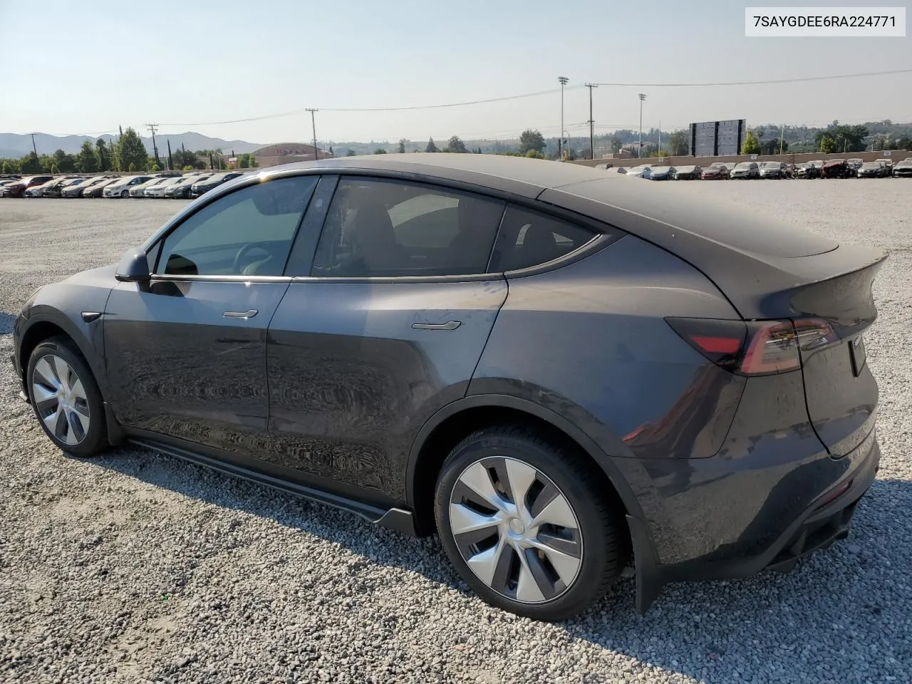 7SAYGDEE6RA224771 2024 Tesla Model Y