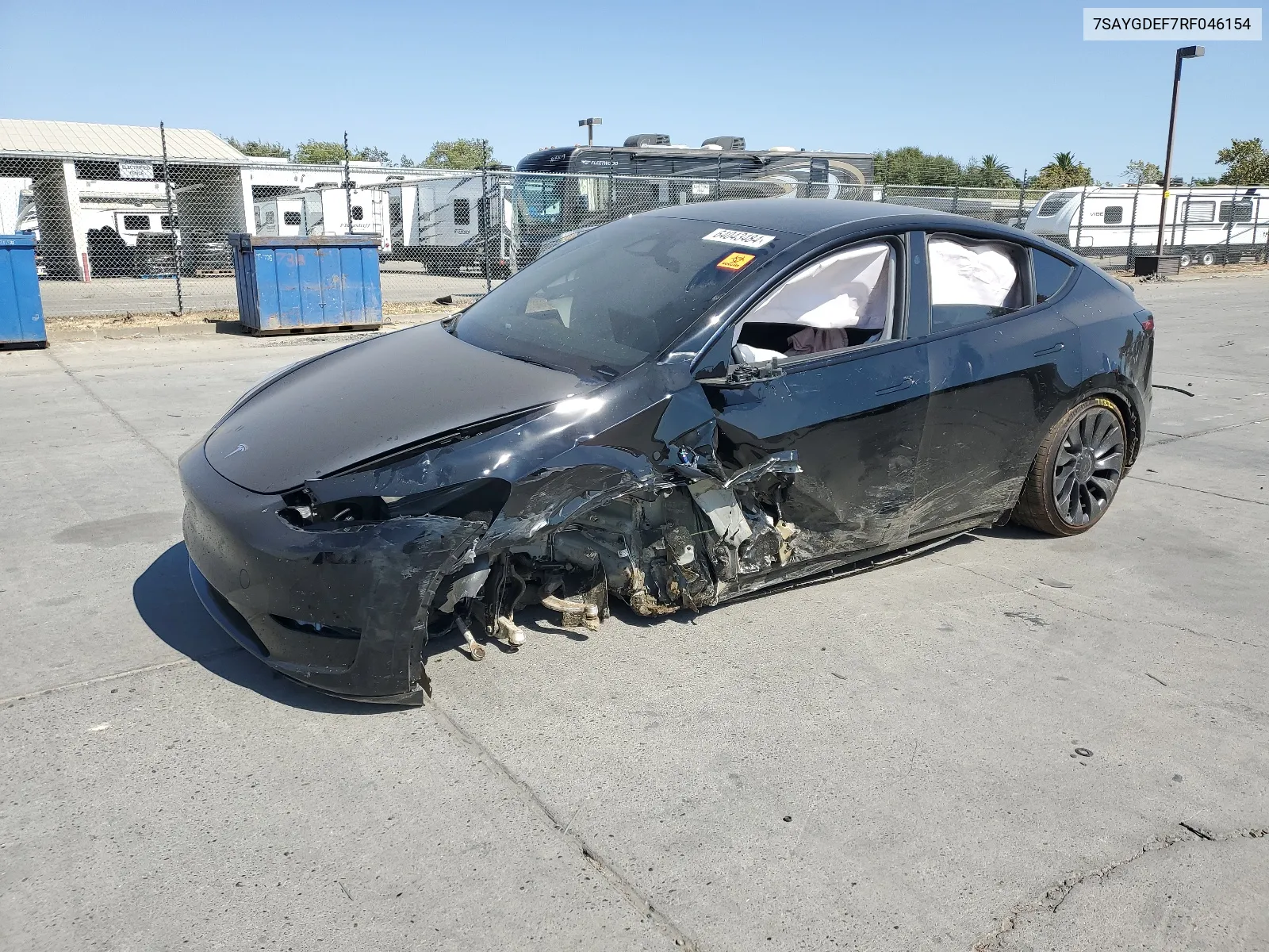 7SAYGDEF7RF046154 2024 Tesla Model Y