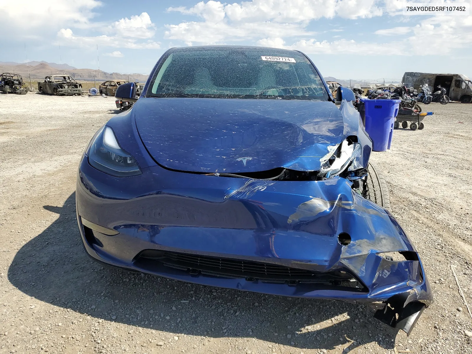 7SAYGDED5RF107452 2024 Tesla Model Y