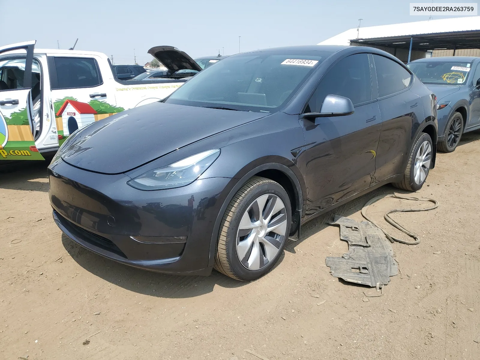 2024 Tesla Model Y VIN: 7SAYGDEE2RA263759 Lot: 64416934