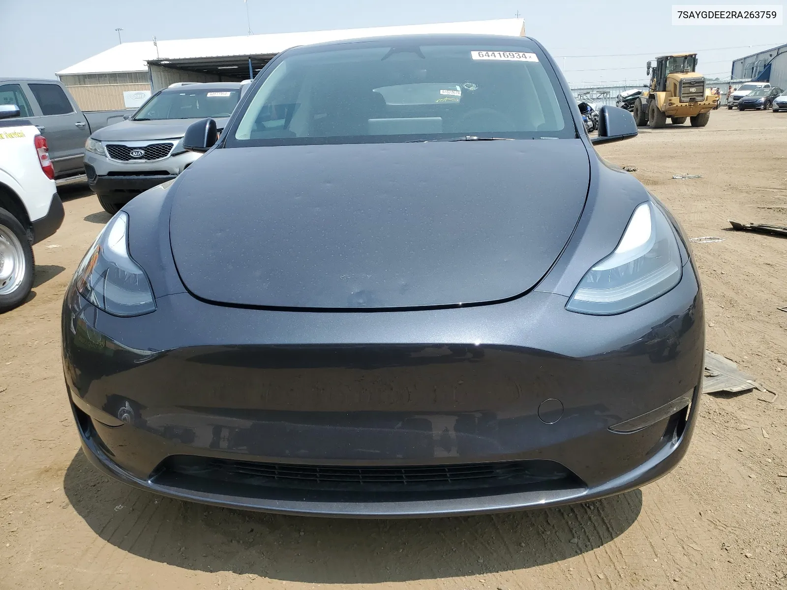 2024 Tesla Model Y VIN: 7SAYGDEE2RA263759 Lot: 64416934